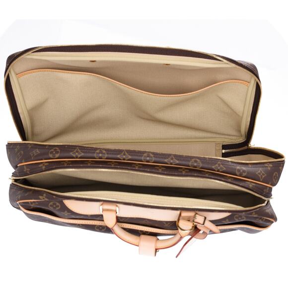 Louis Vuitton Alize 24 Heures 2 Compartment Monogram Boston Bag M41399 - Picture 4 of 7